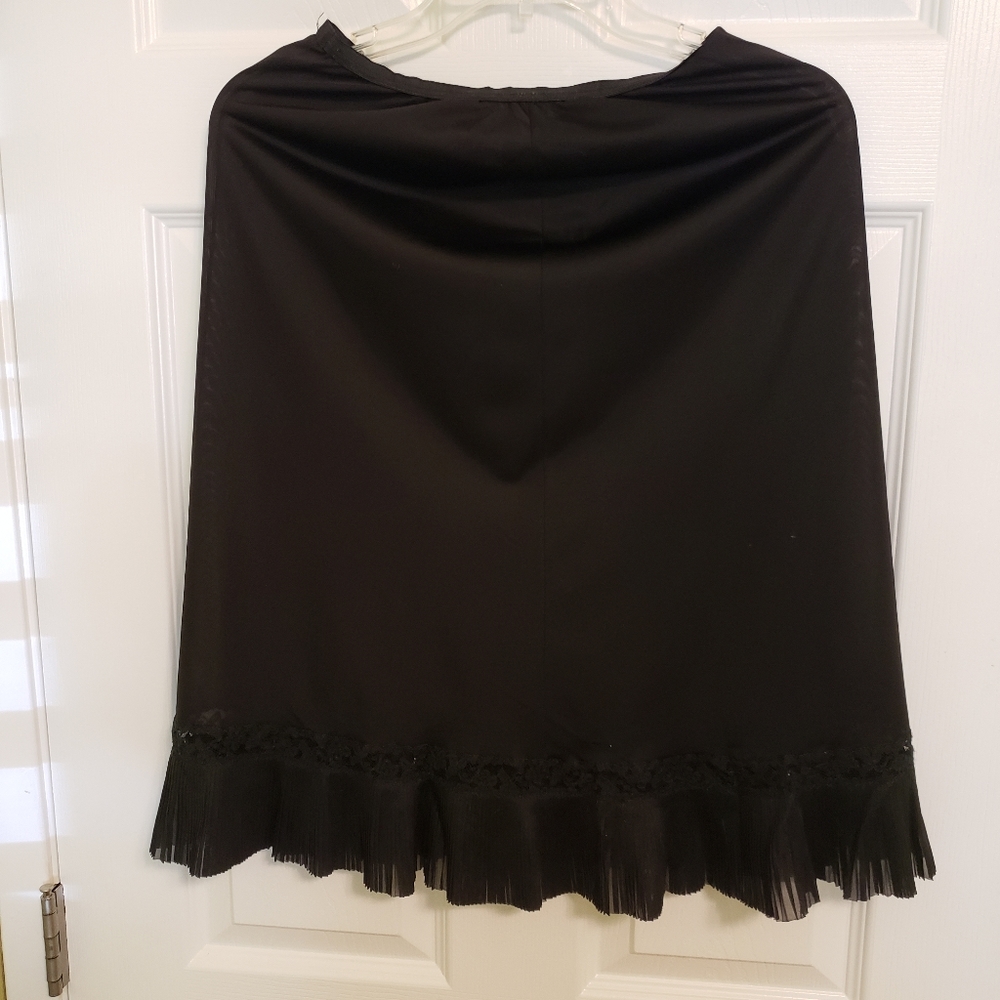 Vintage black half-slip, size Small